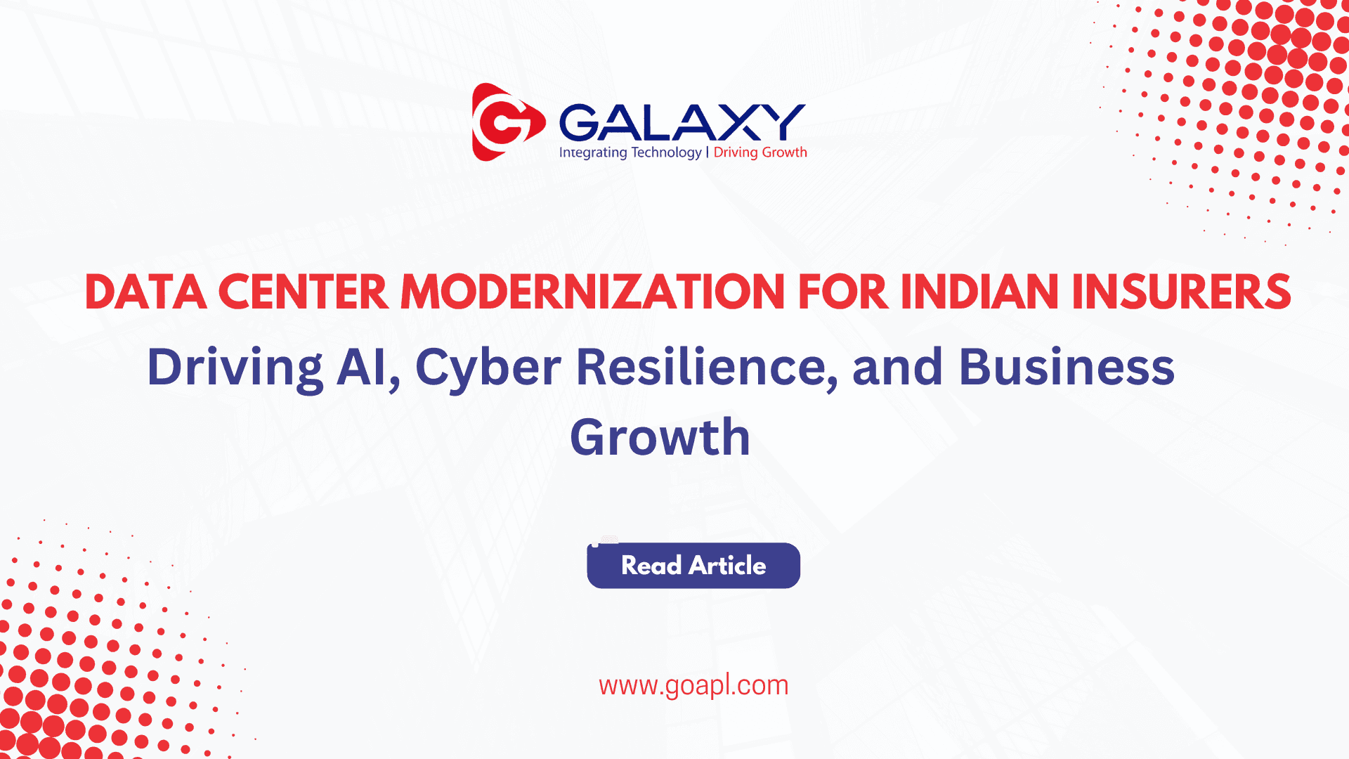 Why Data Center Modernization Is Now a Business Priority for Indian Insurers