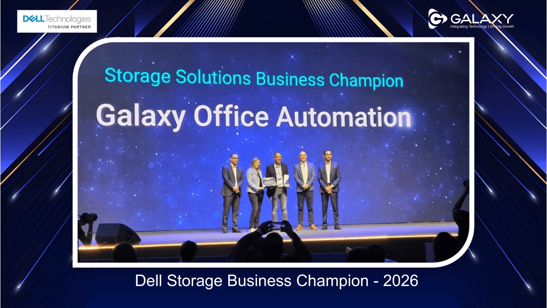 Galaxy Recognised as a Dell Technologies Storage Solution Business Champion