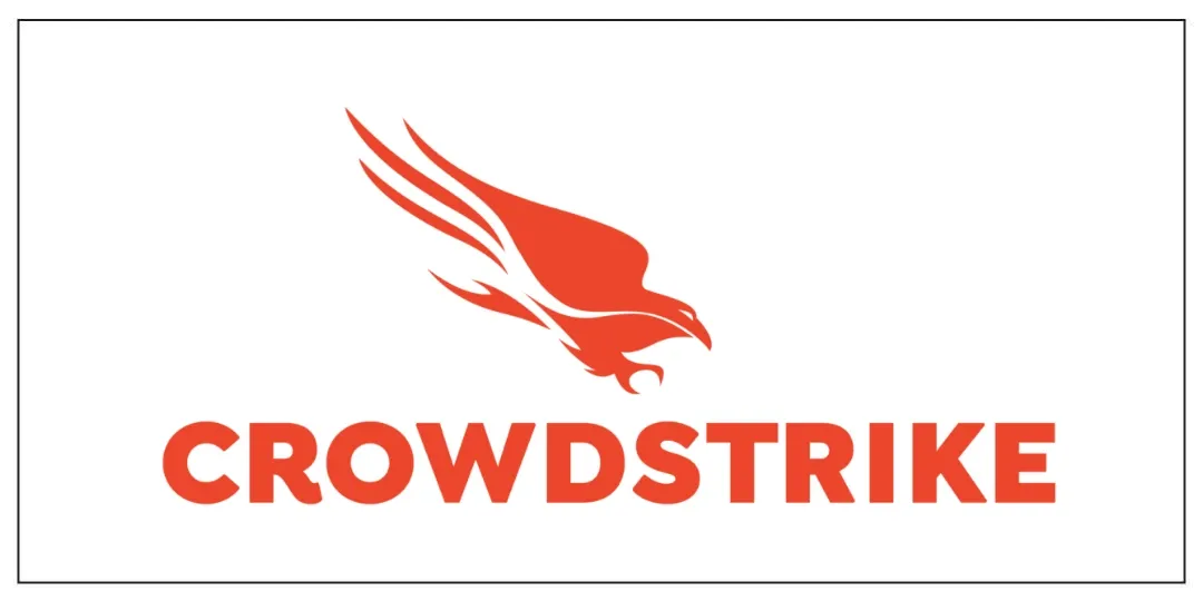 CrowdStrike logo featuring a red stylized falcon soaring above the company name.